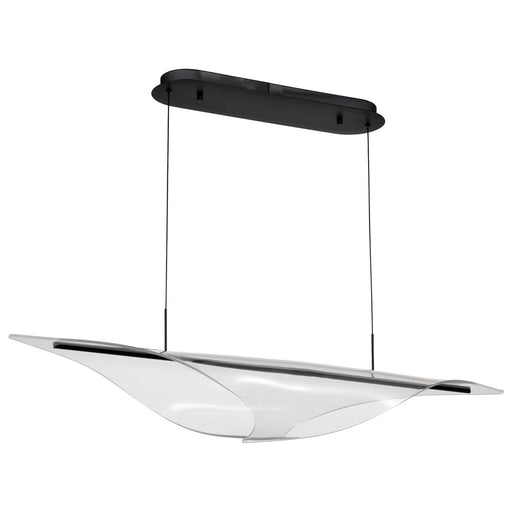 Geneva LED Island Pendant Matte Black