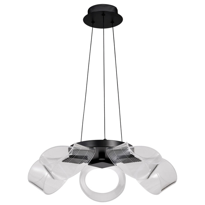 Nuvo Lighting - 62-2036 - LED Chandelier - Barnett - Matte Black