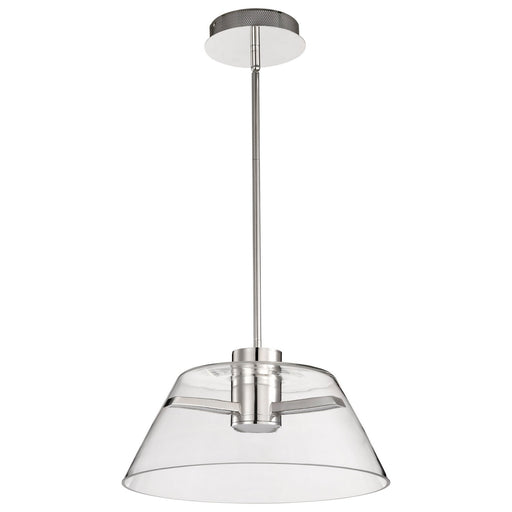 Edmond LED Pendant Polished Nickel