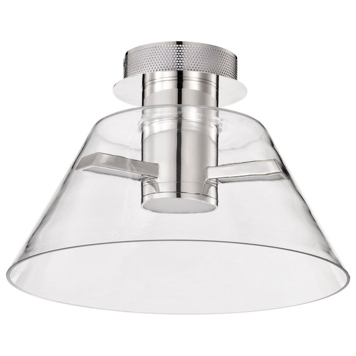 Nuvo Lighting - 62-2053 - LED Semi Flush Mount - Edmond - Polished Nickel