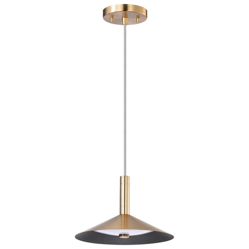 Corrine LED Pendant Burnished Brass