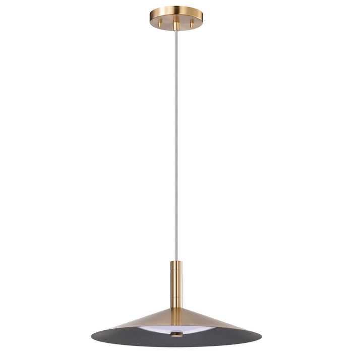 Nuvo Lighting - 62-2092 - LED Pendant - Corrine - Burnished Brass