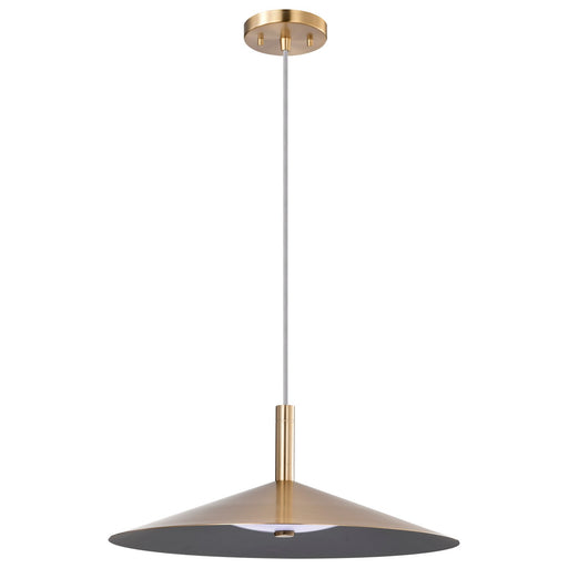 Corrine LED Pendant Burnished Brass