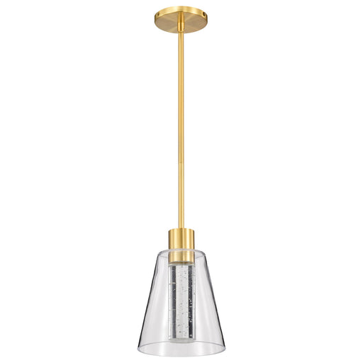 Aura LED Pendant Brushed Brass
