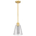 Nuvo Lighting - 62-2181 - LED Pendant - Aura - Brushed Brass
