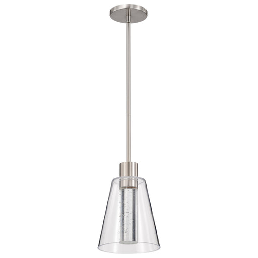 Aura LED Pendant Brushed Nickel