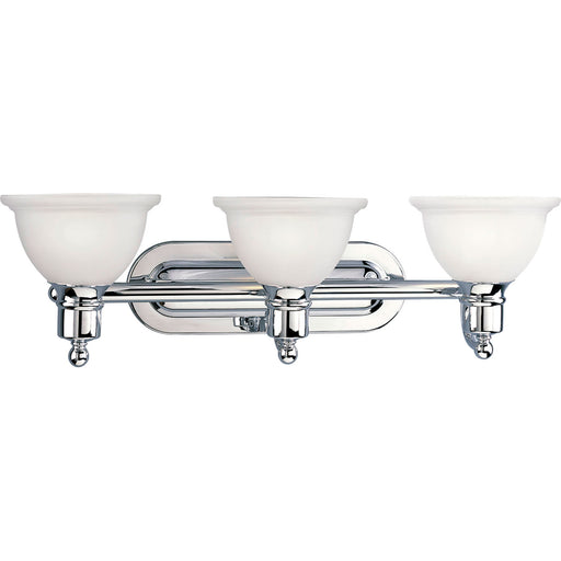 Madison Three Light Bath Bracket Polished Chrome