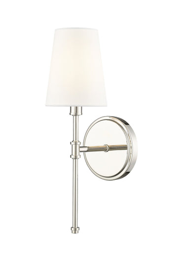 Adorra One Light Wall Sconce Polished Nickel
