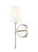 Millennium - 16201-PN - One Light Wall Sconce - Adorra - Polished Nickel