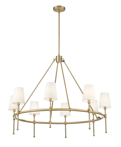 Millennium - 16608-VB - Eight Light Chandelier - Adorra - Vintage Brass