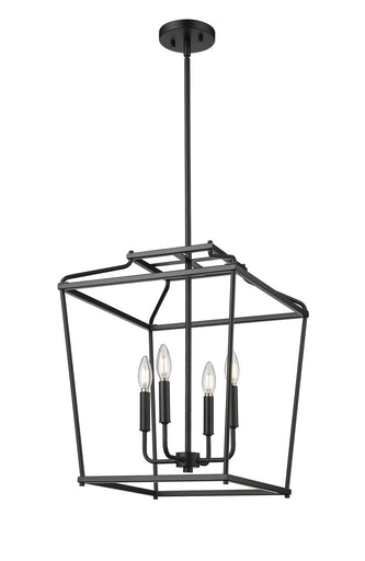 Nellita Four Light Pendant Matte Black