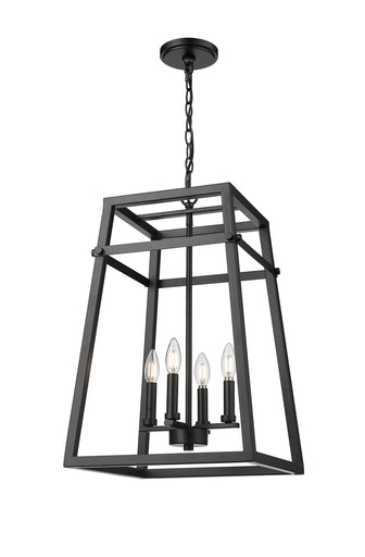 Tellsa Four Light Pendant Matte Black