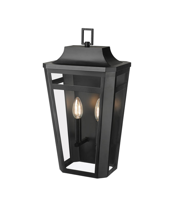 Millennium - 193002-PBK - Two Light Outdoor Wall Sconce - Sumerlin - Powder Coated Black