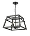 Millennium - 19304-MB - Four Light Pendant - Tellsa - Matte Black