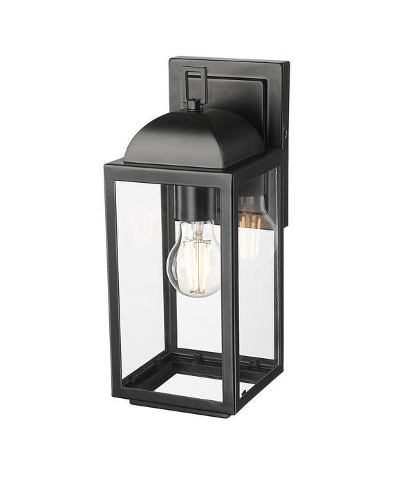 Millennium - 194001-PBK - One Light Outdoor Wall Sconce - Beaufort - Powder Coated Black