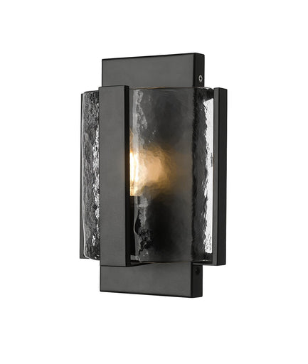 Rezi One Light Wall Sconce Matte Black