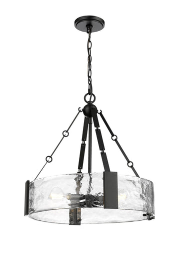 Rezi Three Light Pendant Matte Black