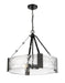 Millennium - 19404-MB - Four Light Pendant - Rezi - Matte Black