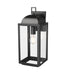 Millennium - 194101-PBK - One Light Outdoor Wall Sconce - Beaufort - Powder Coated Black