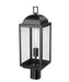 Millennium - 194201-PBK - One Light Outdoor Post Lantern - Beaufort - Powder Coated Black