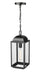 Millennium - 194301-PBK - One Light Outdoor Hanging Lantern - Beaufort - Powder Coated Black
