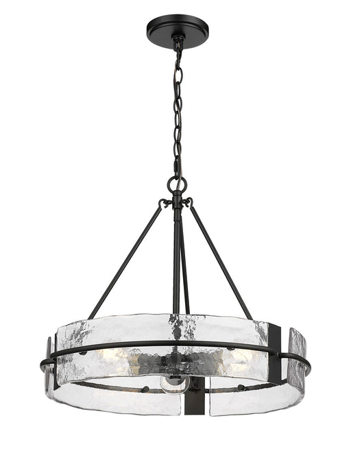 Millennium - 19503-MB - Three Light Pendant - Rezi - Matte Black
