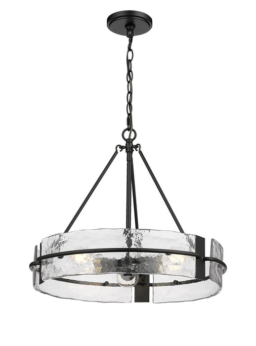 Millennium - 19503-MB - Three Light Pendant - Rezi - Matte Black