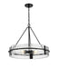 Millennium - 19504-MB - Four Light Pendant - Rezi - Matte Black