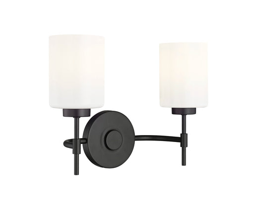 Keylee Two Light Vanity Matte Black