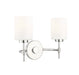 Millennium - 19602-PN - Two Light Vanity - Keylee - Polished Nickel