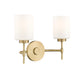 Millennium - 19602-VB - Two Light Vanity - Keylee - Vintage Brass