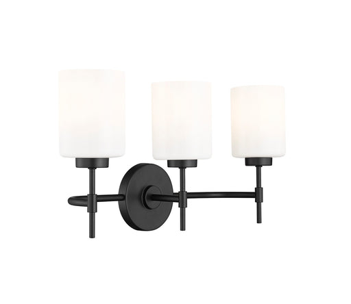 Keylee Three Light Vanity Matte Black