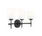 Millennium - 19603-MB - Three Light Vanity - Keylee - Matte Black
