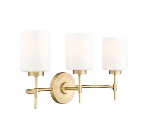 Keylee Three Light Vanity Vintage Brass