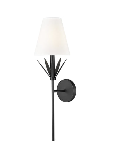 Primrose One Light Wall Sconce Matte Black