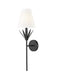 Millennium - 19701-MB - One Light Wall Sconce - Primrose - Matte Black