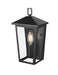 Millennium - 198001-PBK - One Light Outdoor Wall Sconce - Munger - Powder Coated Black