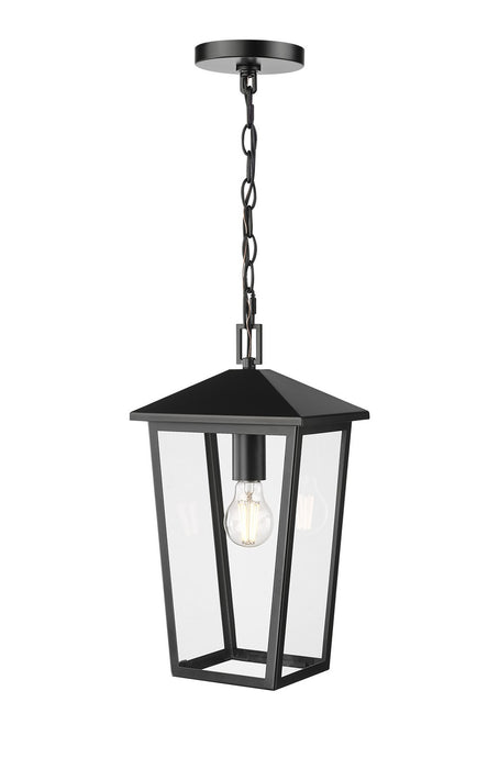Millennium - 198201-PBK - One Light Outdoor Hanging Lantern - Munger - Powder Coated Black
