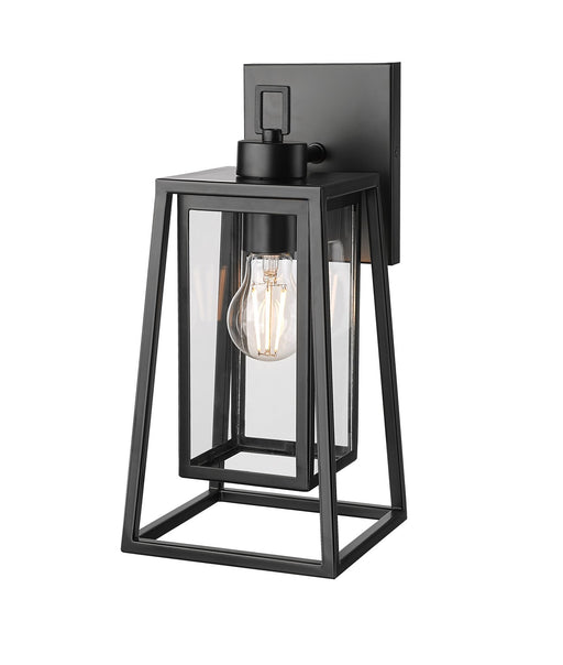 Millennium - 198401-PBK - One Light Outdoor Wall Sconce - Denzell - Powder Coated Black
