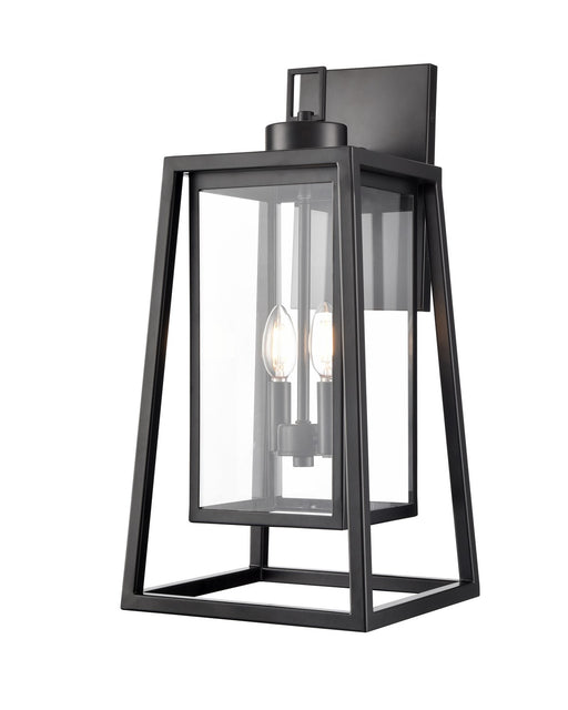 Millennium - 198502-PBK - Two Light Outdoor Wall Sconce - Denzell - Powder Coated Black