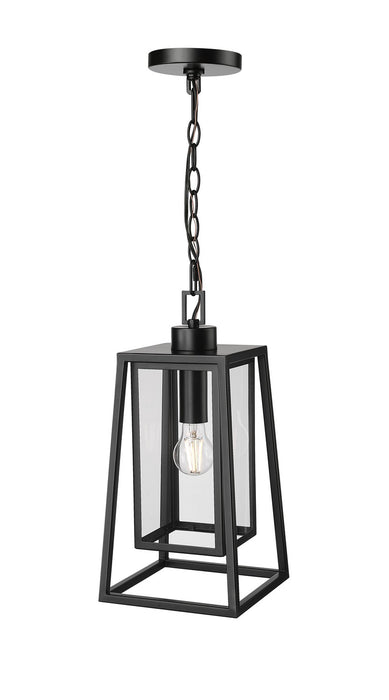 Millennium - 198602-PBK - One Light Outdoor Hanging Lantern - Denzell - Powder Coated Black