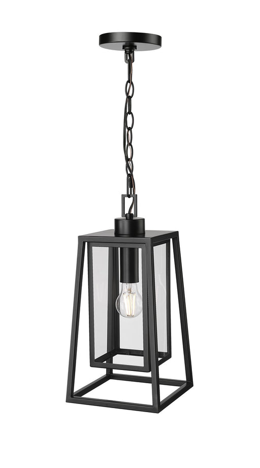 Millennium - 198602-PBK - One Light Outdoor Hanging Lantern - Denzell - Powder Coated Black