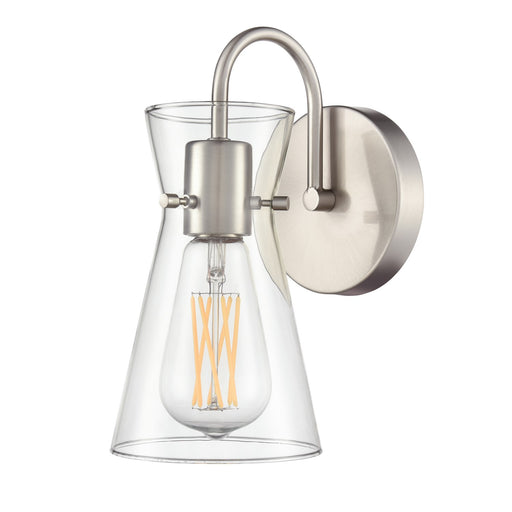 Millennium - 21001-BN - One Light Vanity - Camellia - Brushed Nickel