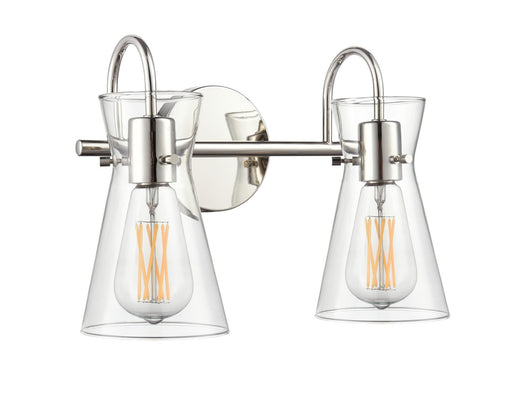 Camellia Two Light Vanity Polished Nickel
