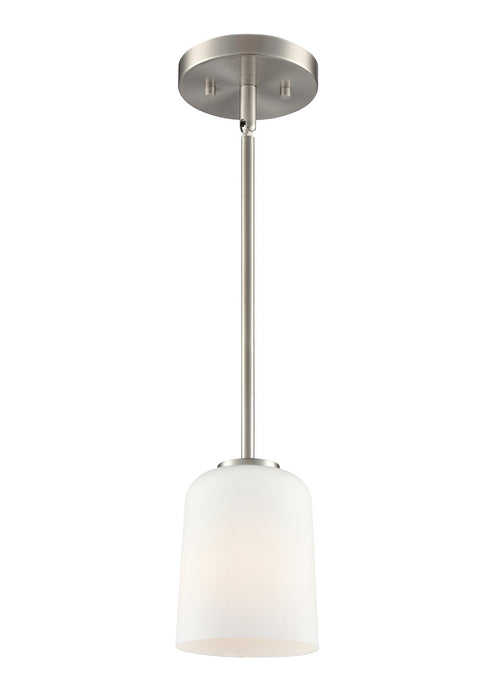 Millennium - 214001-BN - One Light Pendant - Laphia - Brushed Nickel