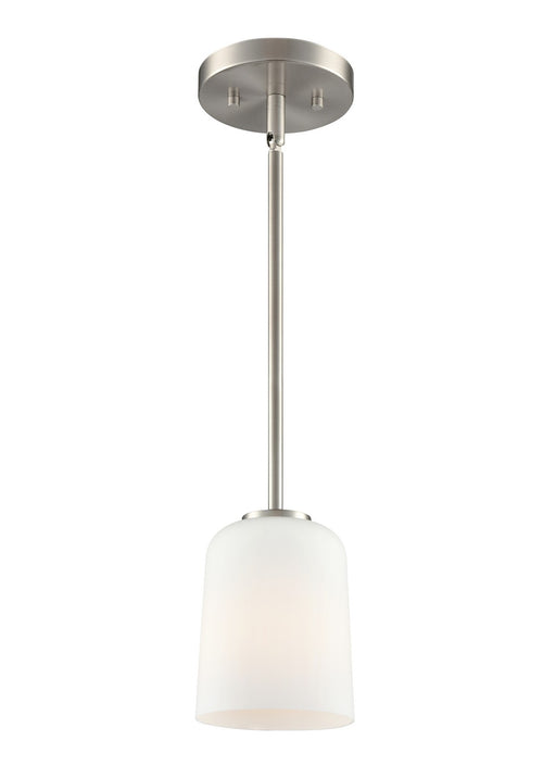 Millennium - 214001-BN - One Light Pendant - Laphia - Brushed Nickel