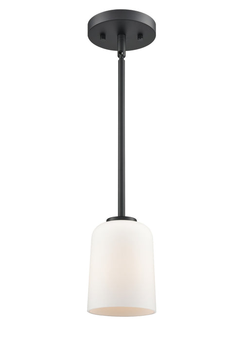 Millennium - 214001-MB - One Light Pendant - Laphia - Matte Black