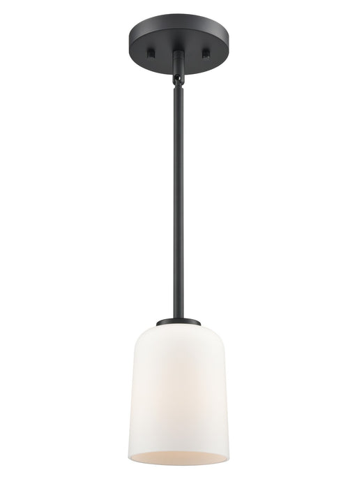 Millennium - 214001-MB - One Light Pendant - Laphia - Matte Black