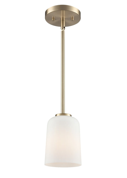 Millennium - 214001-MG - One Light Pendant - Laphia - Modern Gold