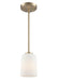 Millennium - 214001-MG - One Light Pendant - Laphia - Modern Gold